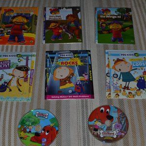 8 PBS Kid Dvds Bundle